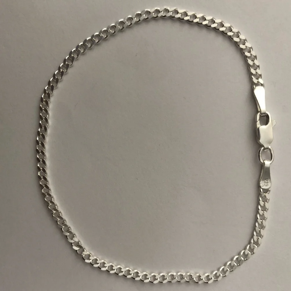 COMING SOON❣️Cuban bracelet 3mm 925 Silver chain unisex - Picture 3 of 3